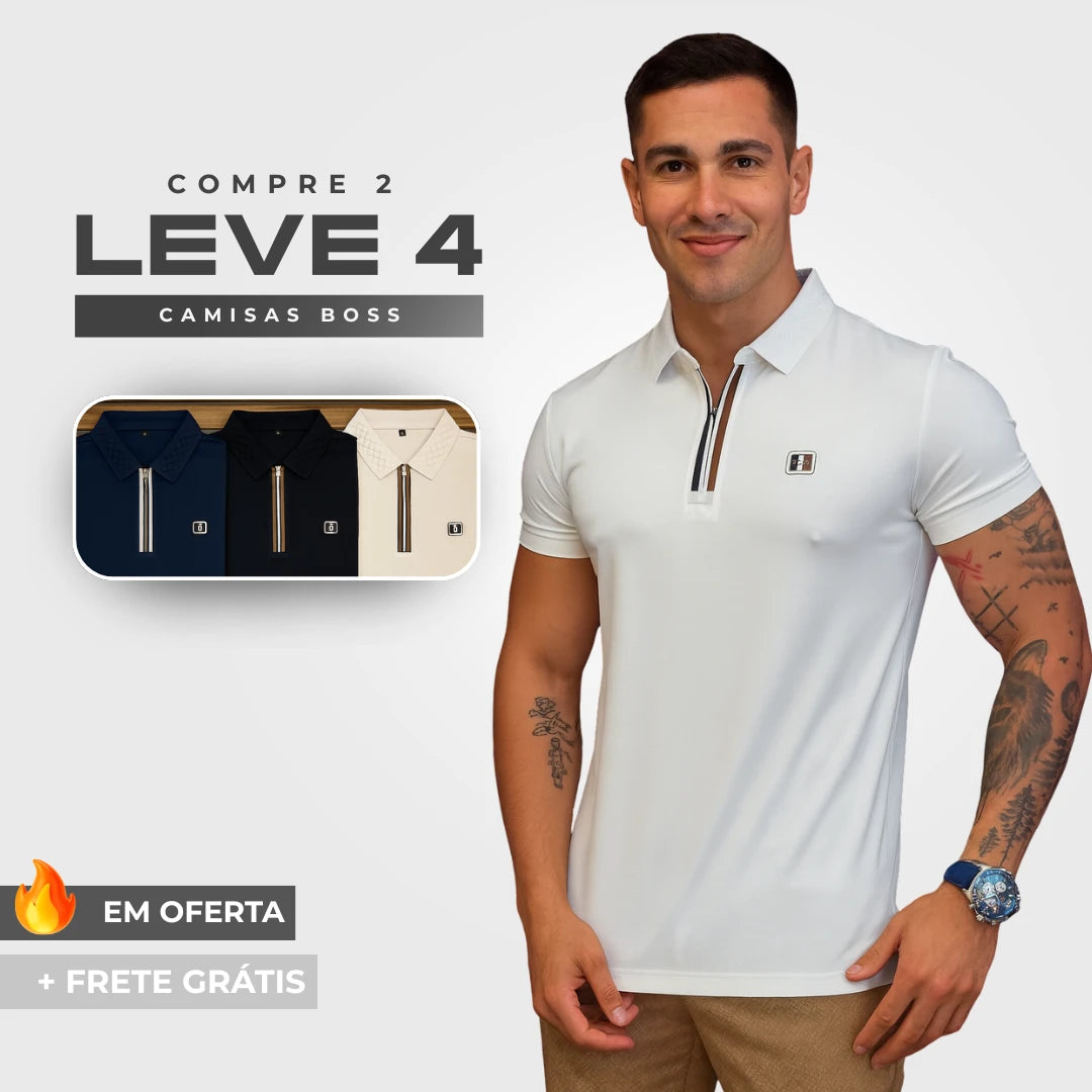 Compre 2 Leve 4 - Camisas Polo Boss