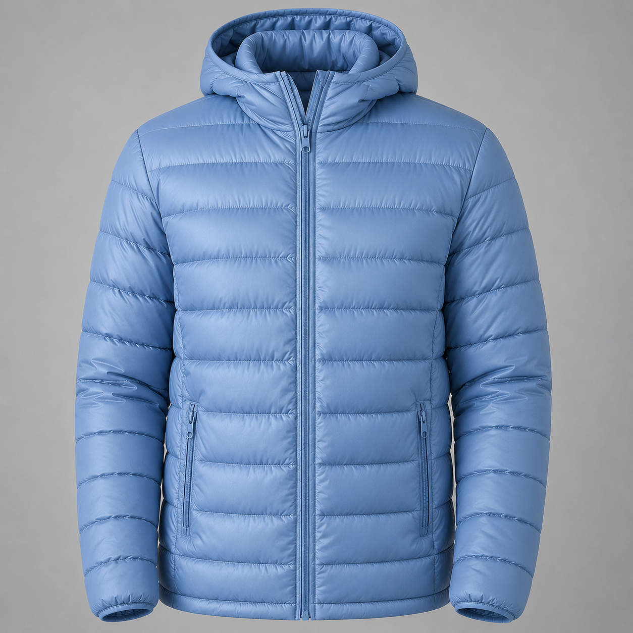 Jaqueta Puffer Impermeável Masculina com Capuz | Térmica, Leve e Resistente ao Frio